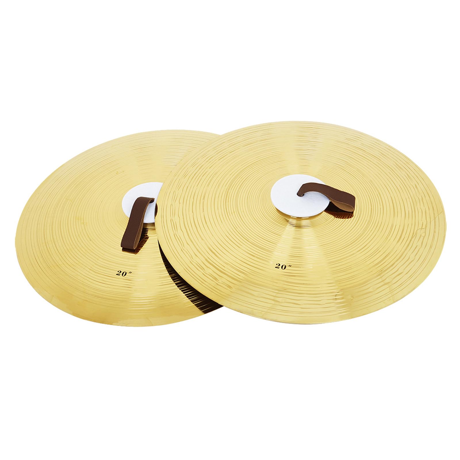 1Pair Crash Cymbals Percussion Instruments Professional Alloy Multiuse Cymbals Brass Band Ensembles Cymbals Enduring