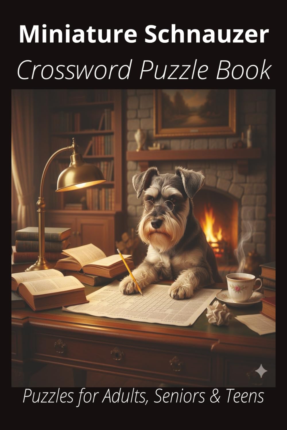 Miniature Schnauzer Crossword Puzzle Book: Crossword Puzzles with Easy-to-Read Print About Miniature Schnauzers, Loyal Companions, Training, Fun Facts ... Pet Lovers, Vacations, and Relaxing Moments