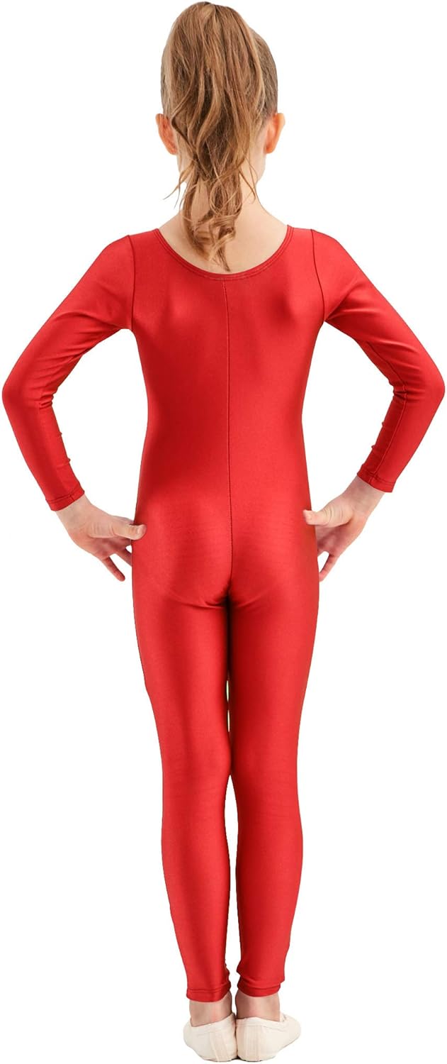Speerise Girls Kids Long Sleeve Spandex One Piece Dance Unitard : Sports & Outdoors