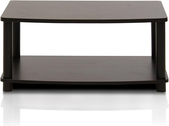 Furinno Toolless TV Stands, Wood, Espresso/Black, one size
