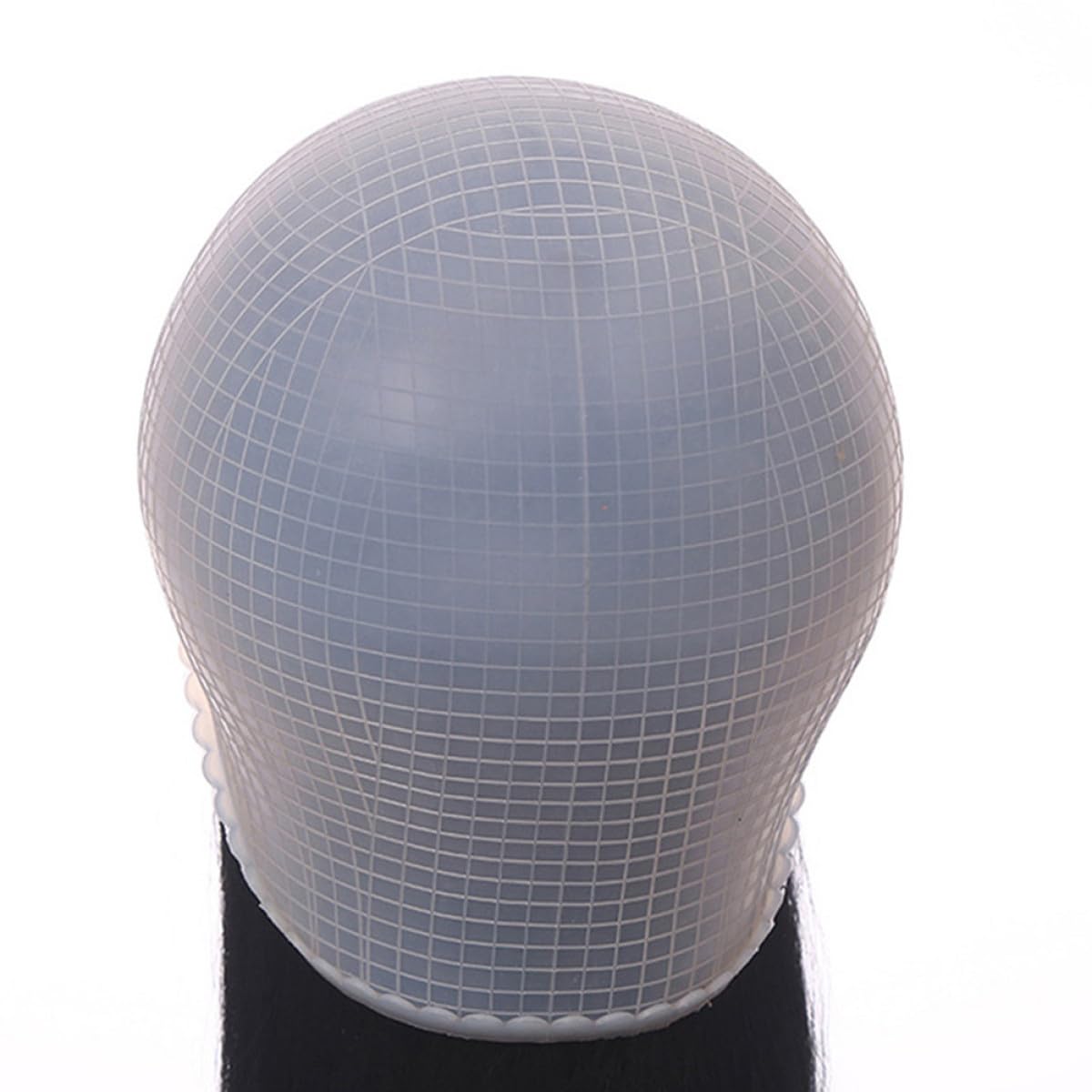 BETOOKY Gorro de Silicona para Mechas Profesional 2 Piezas con Aguja para Teñir el Cabello, Herramienta para Reflejos y Teñido, Accesorio Reutilizable para Peluquería y Cuidado del