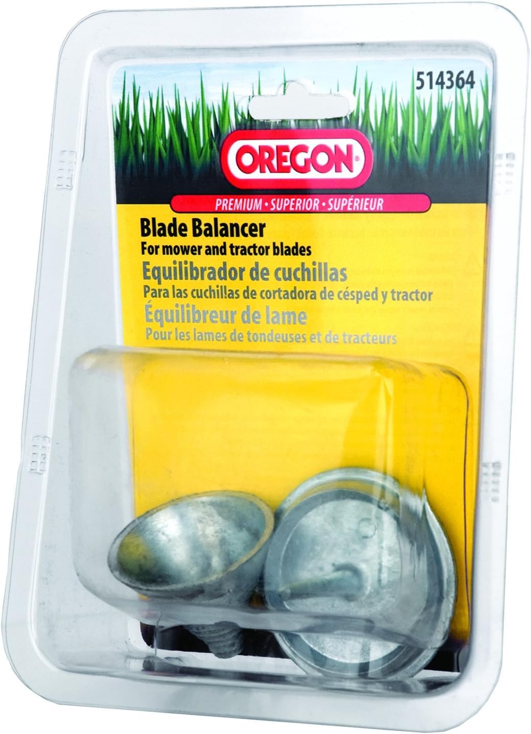 Balancier de lames Oregon 514364 pour entretien et équilibrage de tondeuse