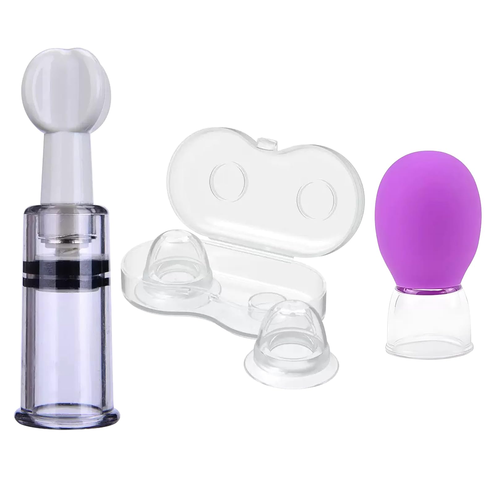 4PCS Nipple Corrector for Flat or Inverted Nipples Nipple Sucker Nipple Puller Women Breastfeeding Nipples Retraction Nipples Silicone Cups for Mommy
