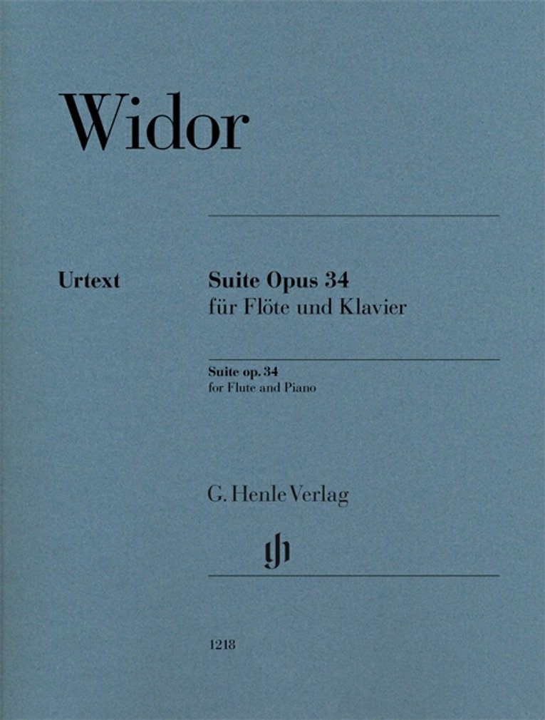 Suite - op. 34 - flute and piano - ( HN 1218): Instrumentation: Flute and Piano