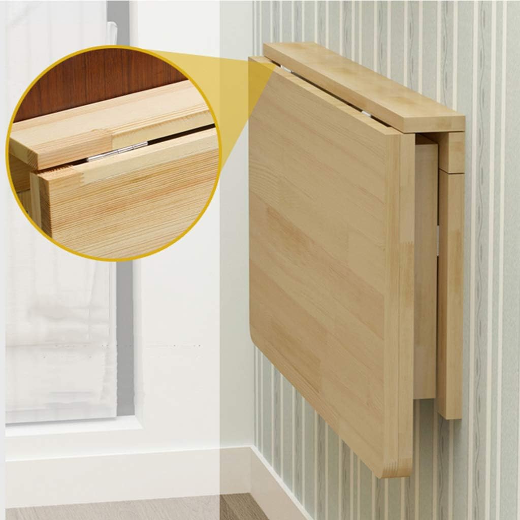 Folding Wall-Mounted Drop-Leaf Table, Pine Wood Australia | Ubuy