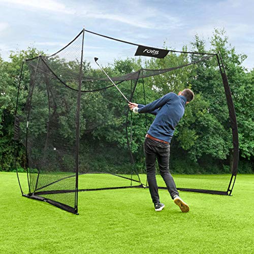 FORB Proflex Driving Golf Net - Pop-up Home Golf Net | Backyard/Home Golf Training Equipment