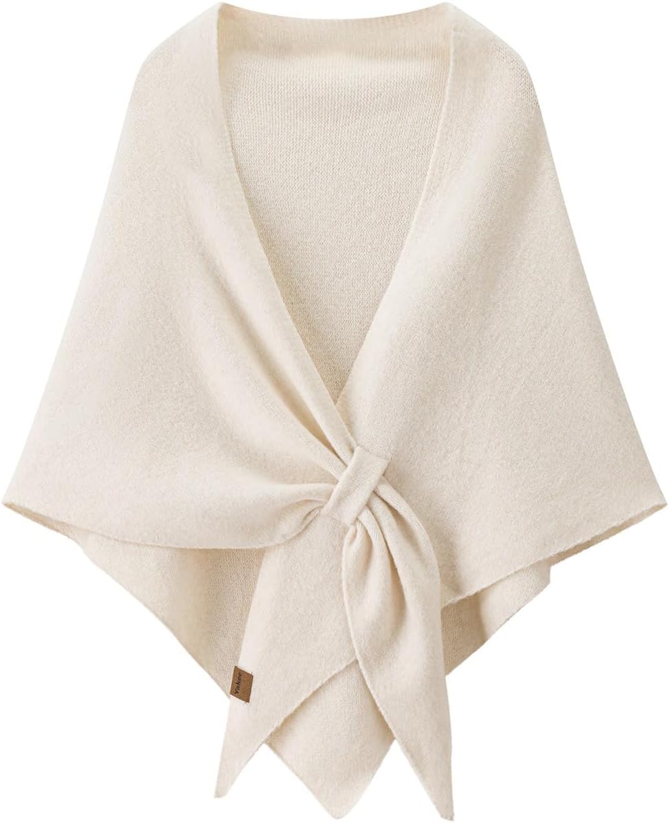 Women Pashmina Shawl Wraps Knitted Shawls and Wraps Cardigan Cape Wool Cashmere Shoulder Top Sweater Shawl Scarf