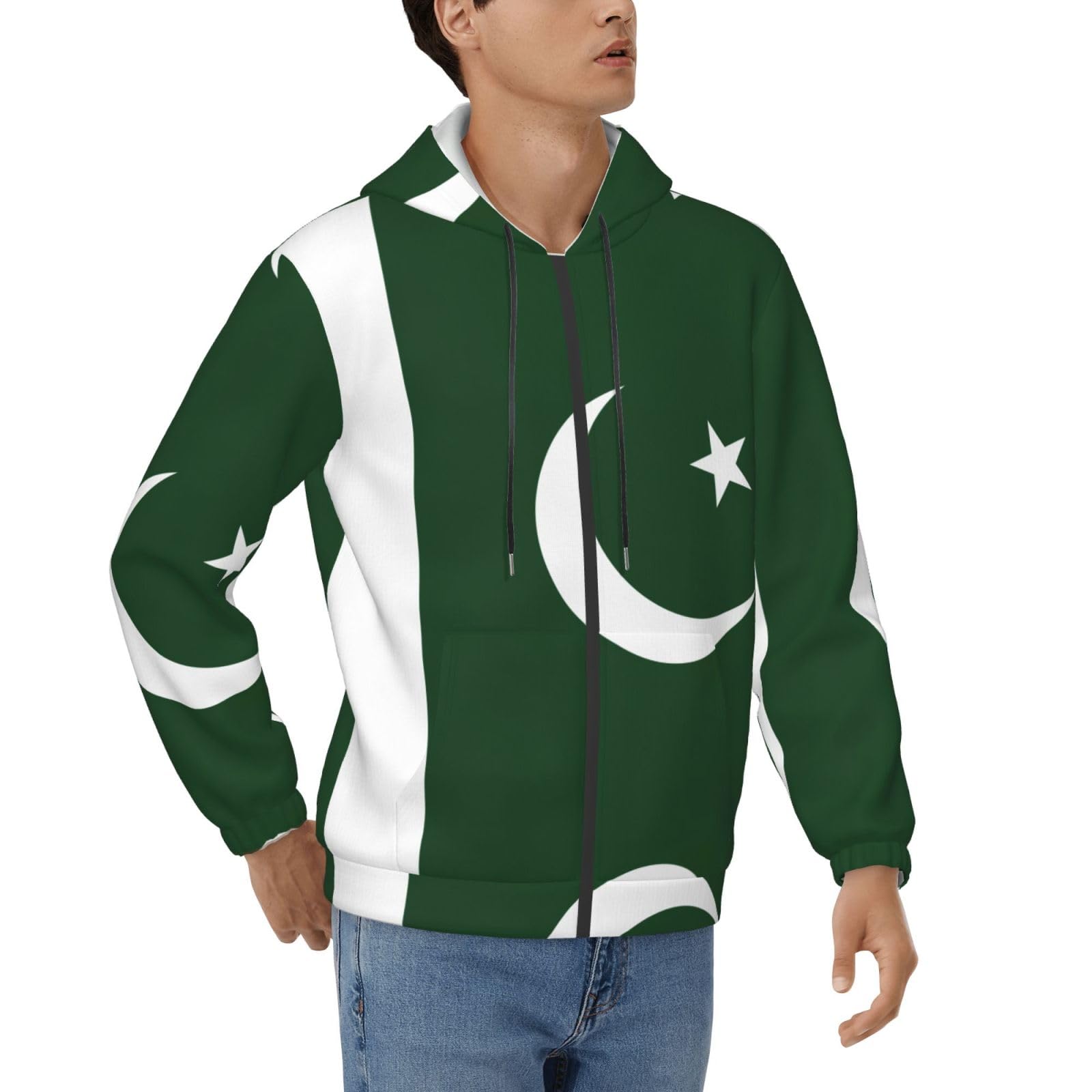 Sweat à capuche Pakistan décontracté pour vos sorties du week-end - 8