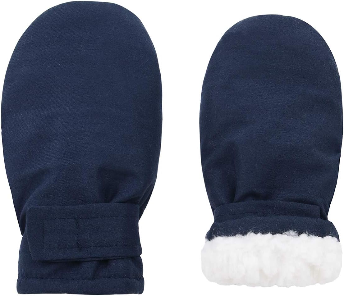 American Trends Lined Fleece Toddler Mittens Winter Warm Gloves Child Ski Waterproof Snow Baby Mittens for Boys Girls