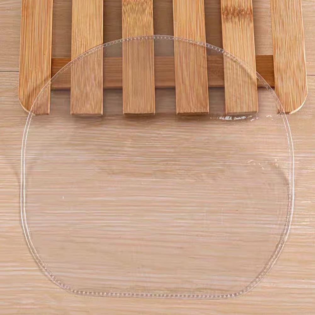 CREATCABIN Funda Protectora para Raqueta de Tenis de Mesa 6.3x6.4 Pulgadas, Película Adhesiva Transparente
