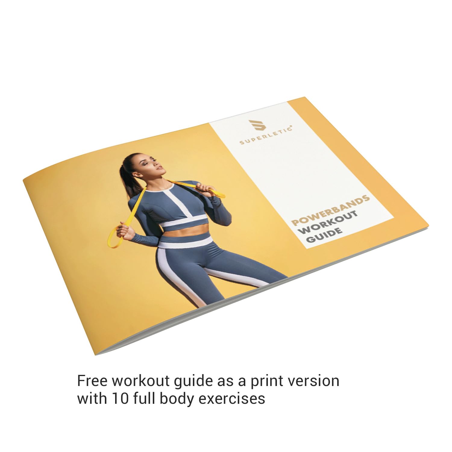 Powerbands, Taśmy oporowe fitness, Trening pullup i resistance, 5 poziomów oporu, czerwony, czarny, fioletowy, zielony i niebieski, z przewodnikiem treningowym (Zestaw 5 szt.)