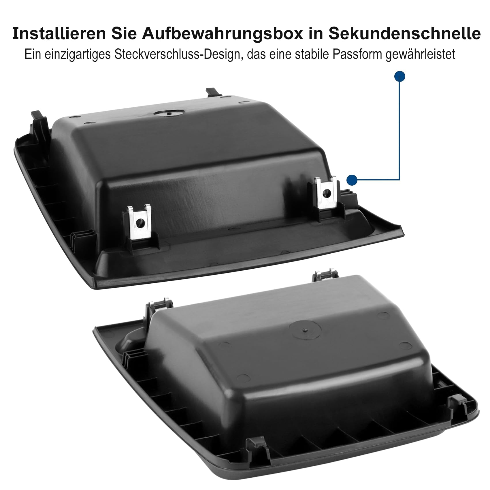 Auto Armaturenbrett Aufbewahrungsbox Mittelkonsole Instrument Aufbewahrungsbox für FIAT Ducato Peugeot Boxer Citroen Relay ab 2014, Ablage Armaturenbrett Organizer Tablett 735699812