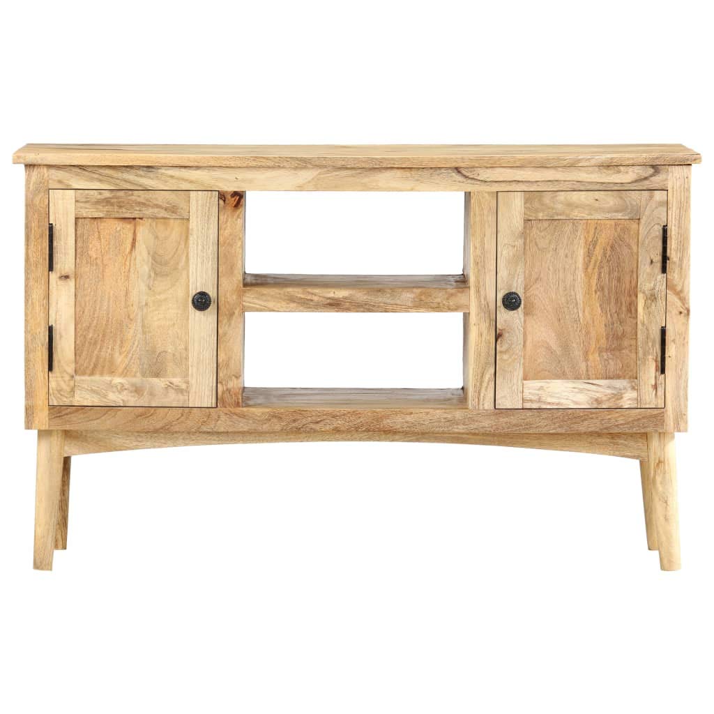 SKM Buffet 100x35x60 cm Bois de Manguier Massif
