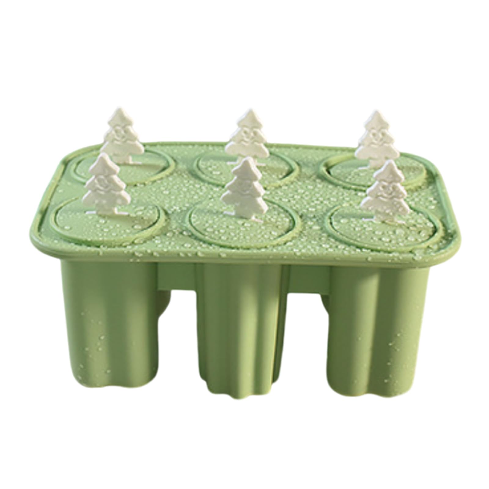 Qusinfc Efficient Demolding Lollies Maker, Food-Grade, for Kids Desserts and Small Kitchens Silicone Popsicles Molds