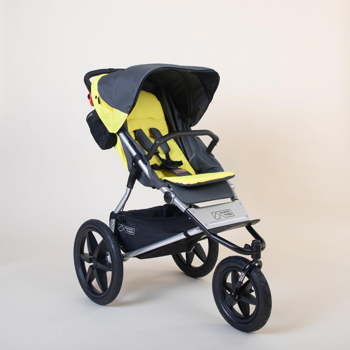 Mountain Buggy Poussette Buggy Jogger Terrain modèle Heritage V4 Solus - Jaune/gris