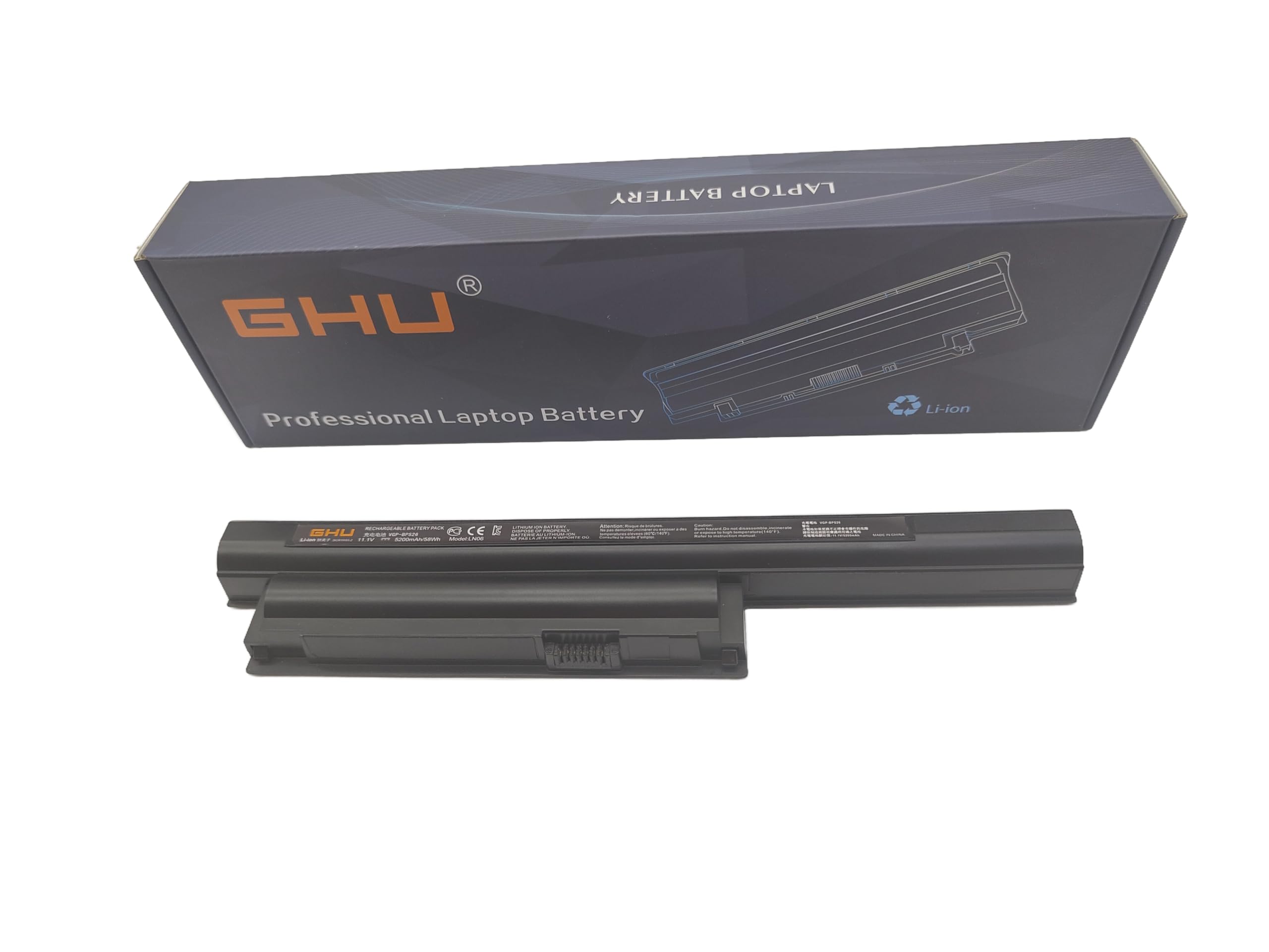 Amazon.com: GHU New Battery 58 WH Replacement for VGP-BPS26 VGP