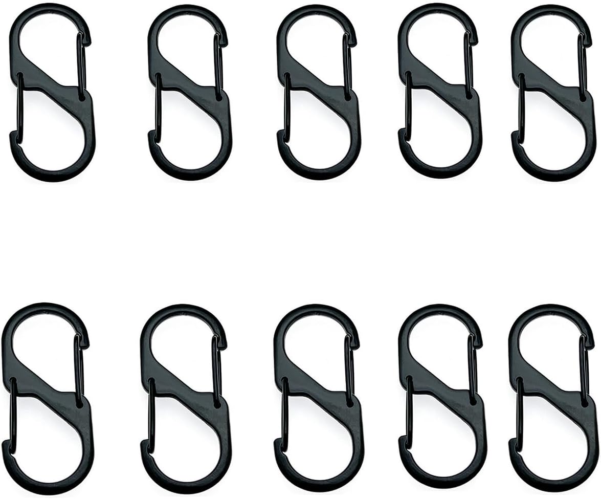 20 Stück Rund Karabinerhaken 13/17/19/25/32 mm O-Ring Zinklegierung