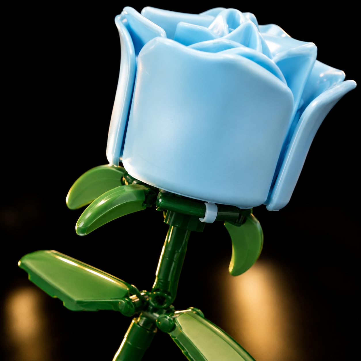 Rosas Eternas Bloques de Construcción Pack 2 - Flores Rojas para Montar DIY - Kit Manualidades Adultos - Regalo Mujer y Hombre San Valentín, Aniversario y Cumpleaños - Compatible con Rosas Lego Flores