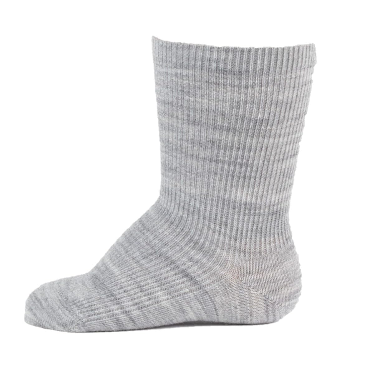 SAFA - Baby & Toddler Merino Wool Socks – Thin Ribbed | Soft, Breathable, Naturally Odor-Resistant (US, Age, 18 Months, 24 Months, Grey)