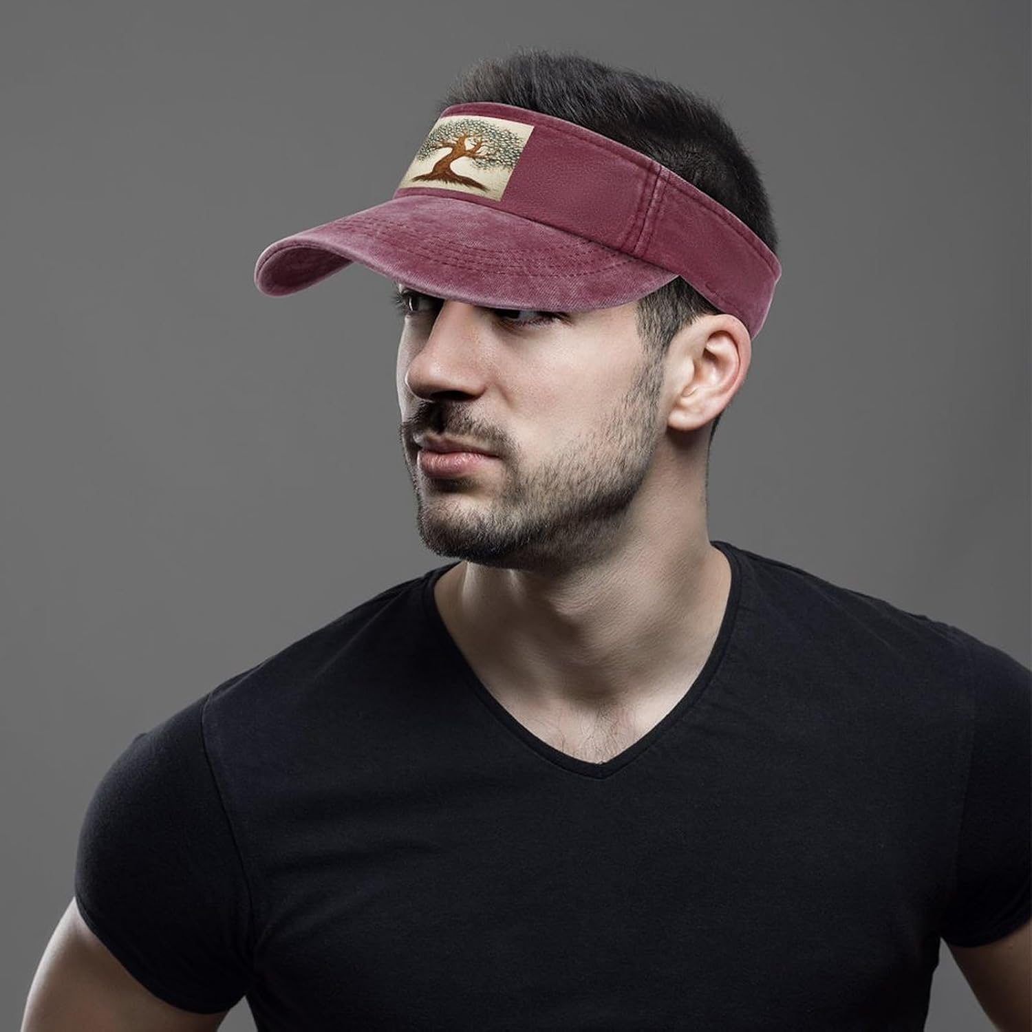 Tree Printed Sun Visor Hat for Men Women image 5