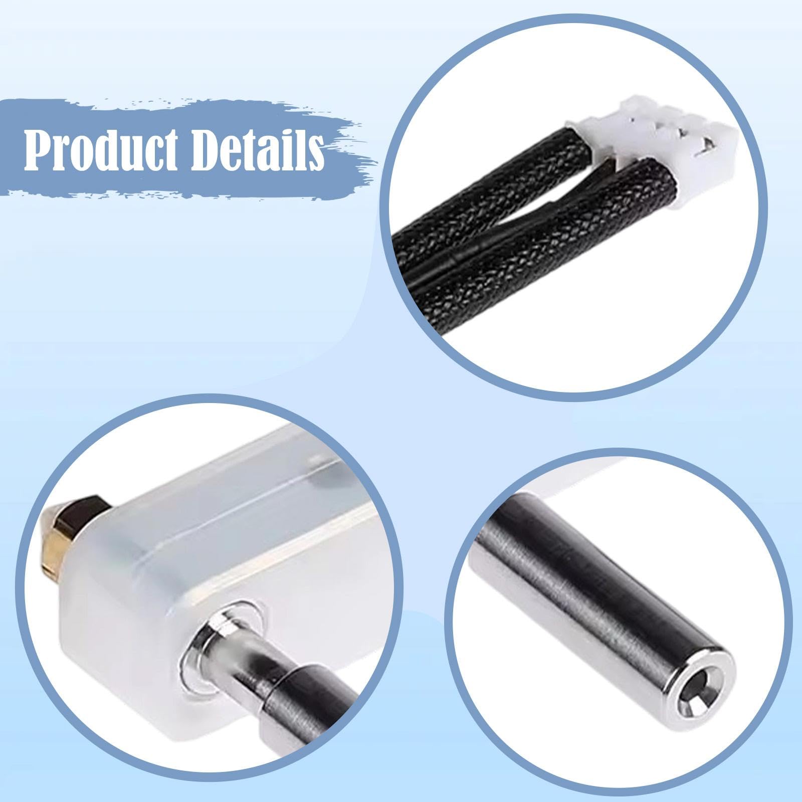 Kit di estrusore Hot End da 2 pezzi, accessori per stampante 3D assemblati in ottone per stampante 3D 2.0, assemblaggio robusto con ugello da 0,4 mm