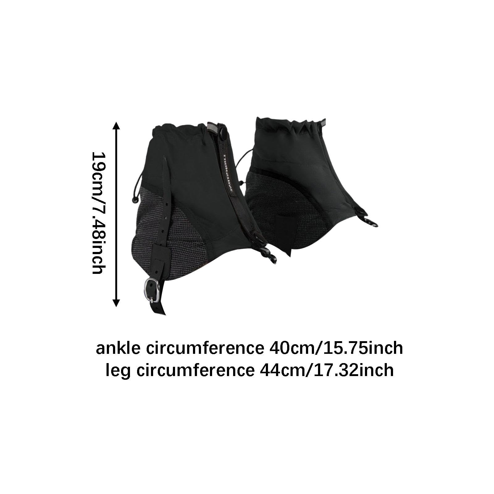 Gamaschen für Trail Running Schuhe, Schuh Gamaschen Wasserdicht Wandern, Schnee Gaiters, Low Ankle Gaiters, Leg Ankle Gaiters Boot Sandproof Covers, Schuh-Stulpen für Outdoor Hiking