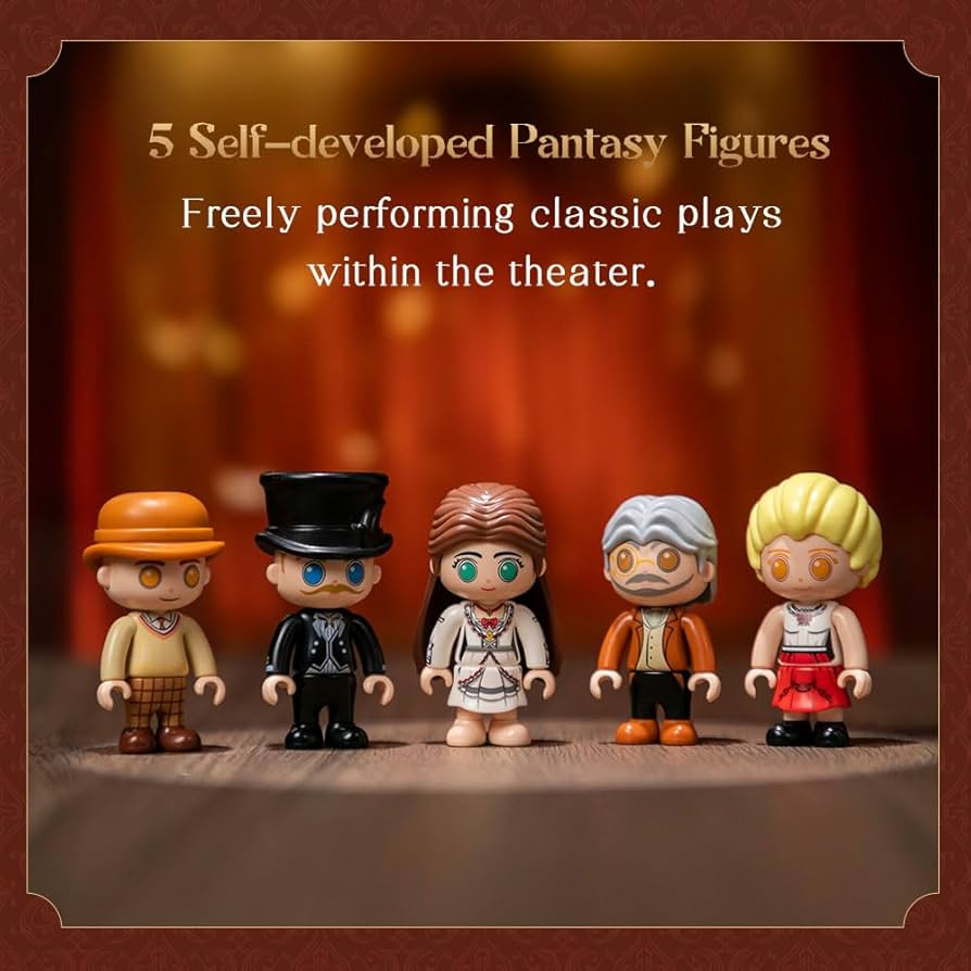 PANTASY Vintage European Grand Theater Building Set Modèle