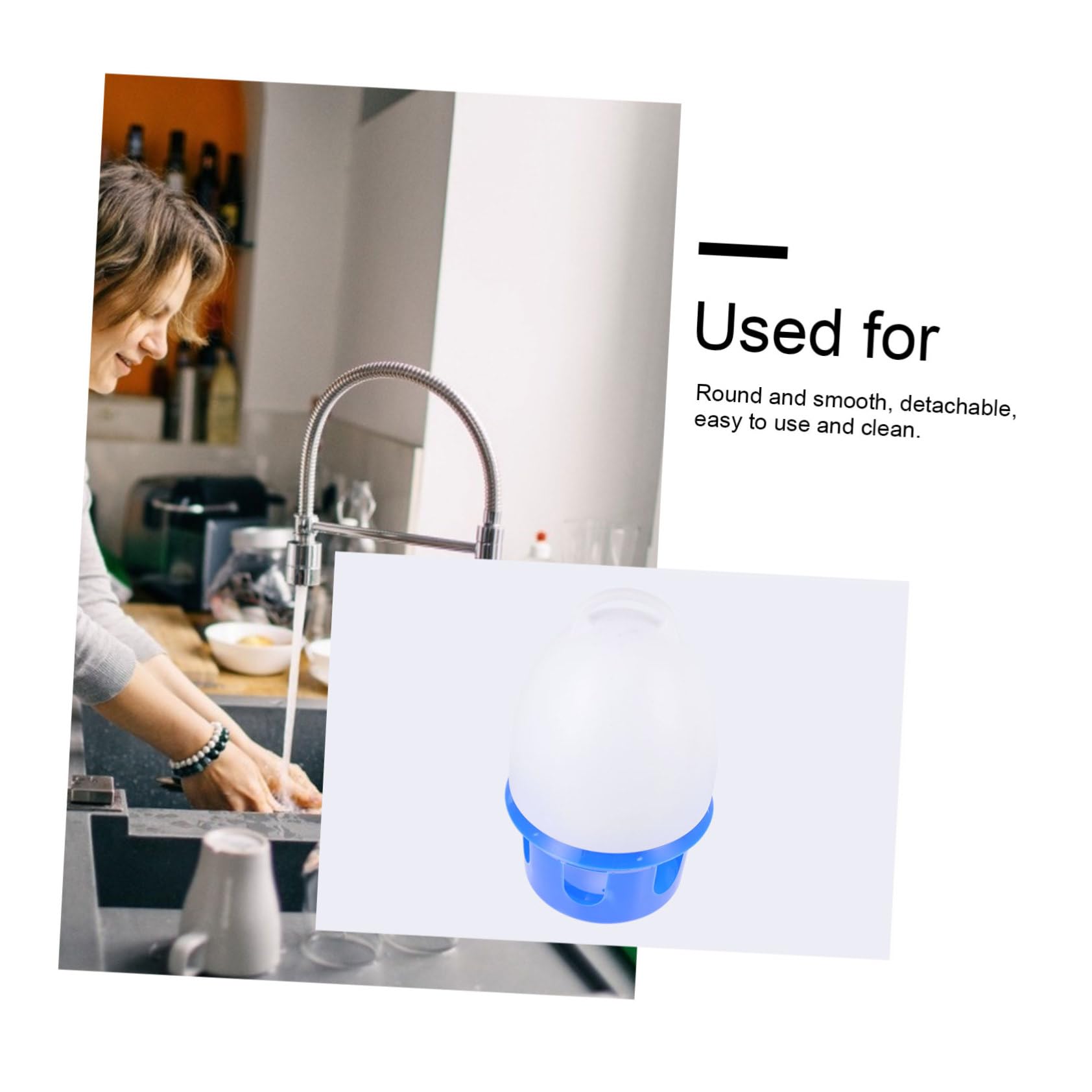 Abreuvoir pour Pigeons à Boire Autonome, PVC Bleu, Rond, 1 Pièce
