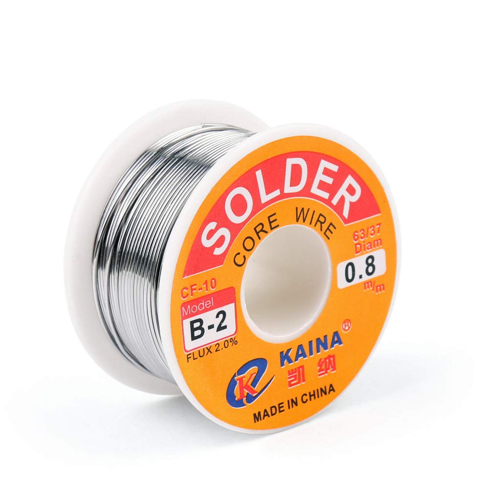 0.8mm 100g 63/37 Tin Lead Rosin Core Solder Wire Soldering Welding Flux 2% Reel Welding Promotion