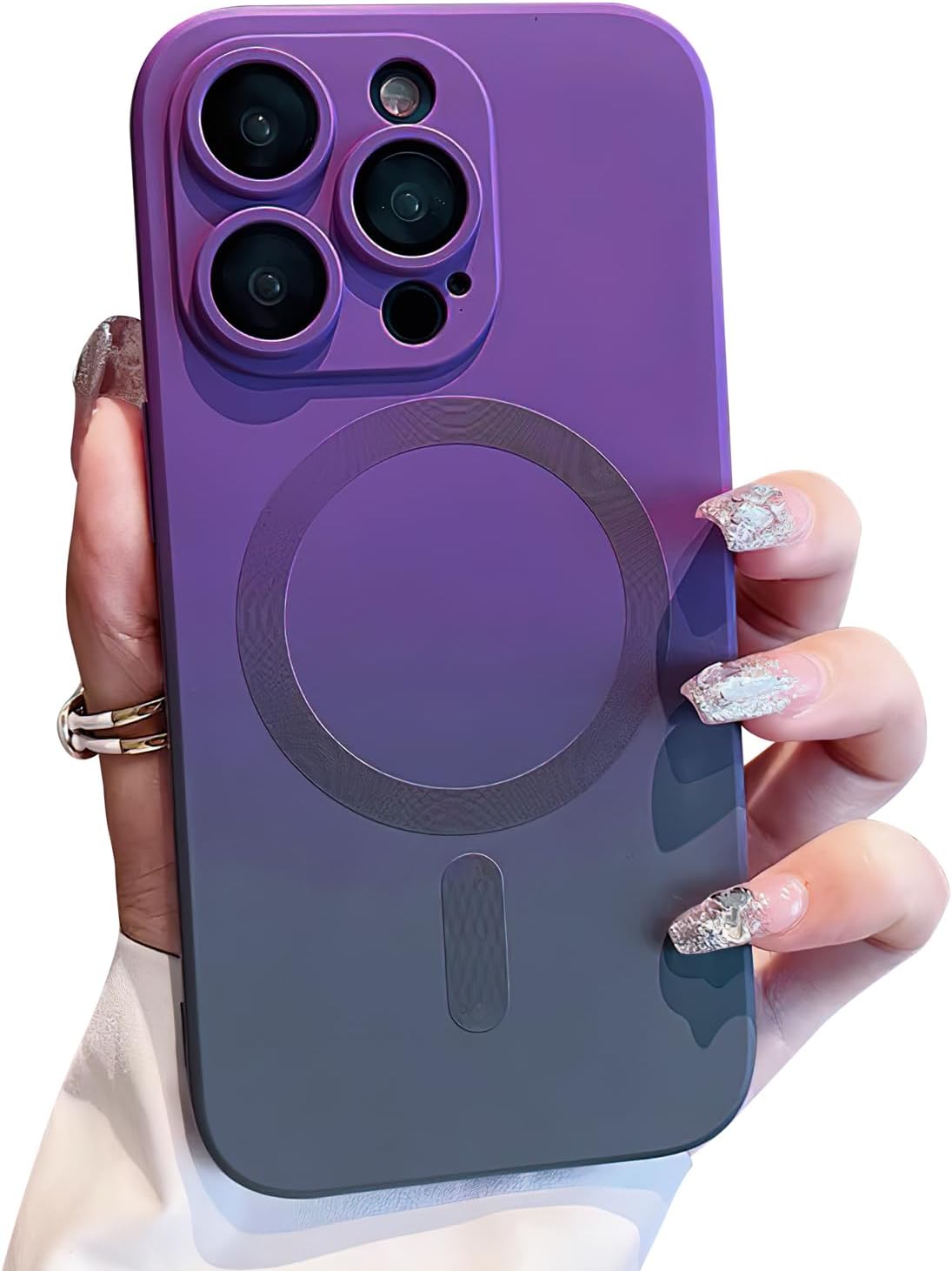 KANGHAR For IPhone 14 Pro Max Magnetic Case [Compatible With Magsafe] Soft TPU Anti - View #3
