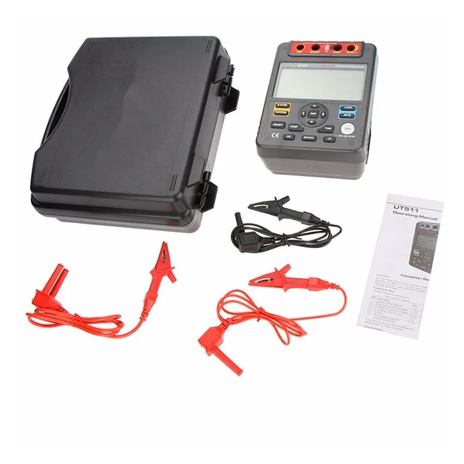 Cyfrowy UT511 Przenośny Miernik Rezystancji Izolacji True RMS Megameter Przenośny Tester Woltomierz AC DC Tester Rezystancji