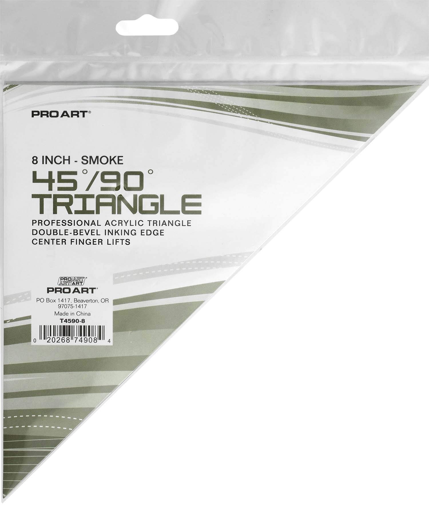 Pro-Art 45/90 Degree angle parfait outil de traçage acrylique transparent 6 pouces
