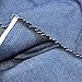 Indigo Blue 8 oz 100% Cotton Denim Chambray Fabric,56 Inches Wide, by The Yard