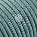 Produktbild Textilkabel für Lampe, Stoffkabel 2-adrig (2x0,75mm²) - Salbei. Made in Italy (10 Meter)