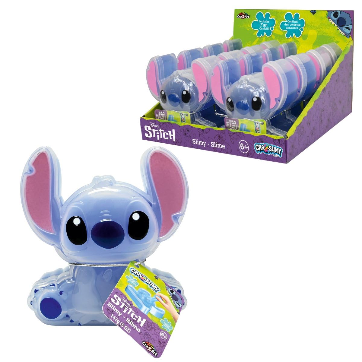 Lexibook Slime Stitch rozciągliwy, lilo i ścieg, niebieski, SLIM01D