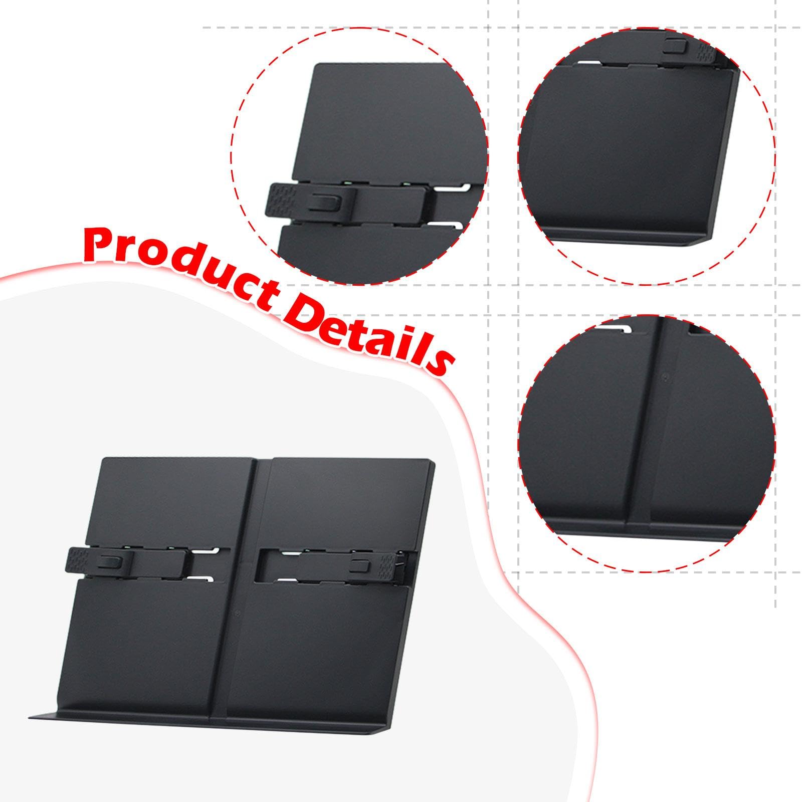 Menolana Keyboard Book Stand Compact Desktop Sheet Music Stand for Beginner Kitchen Reading School Professional