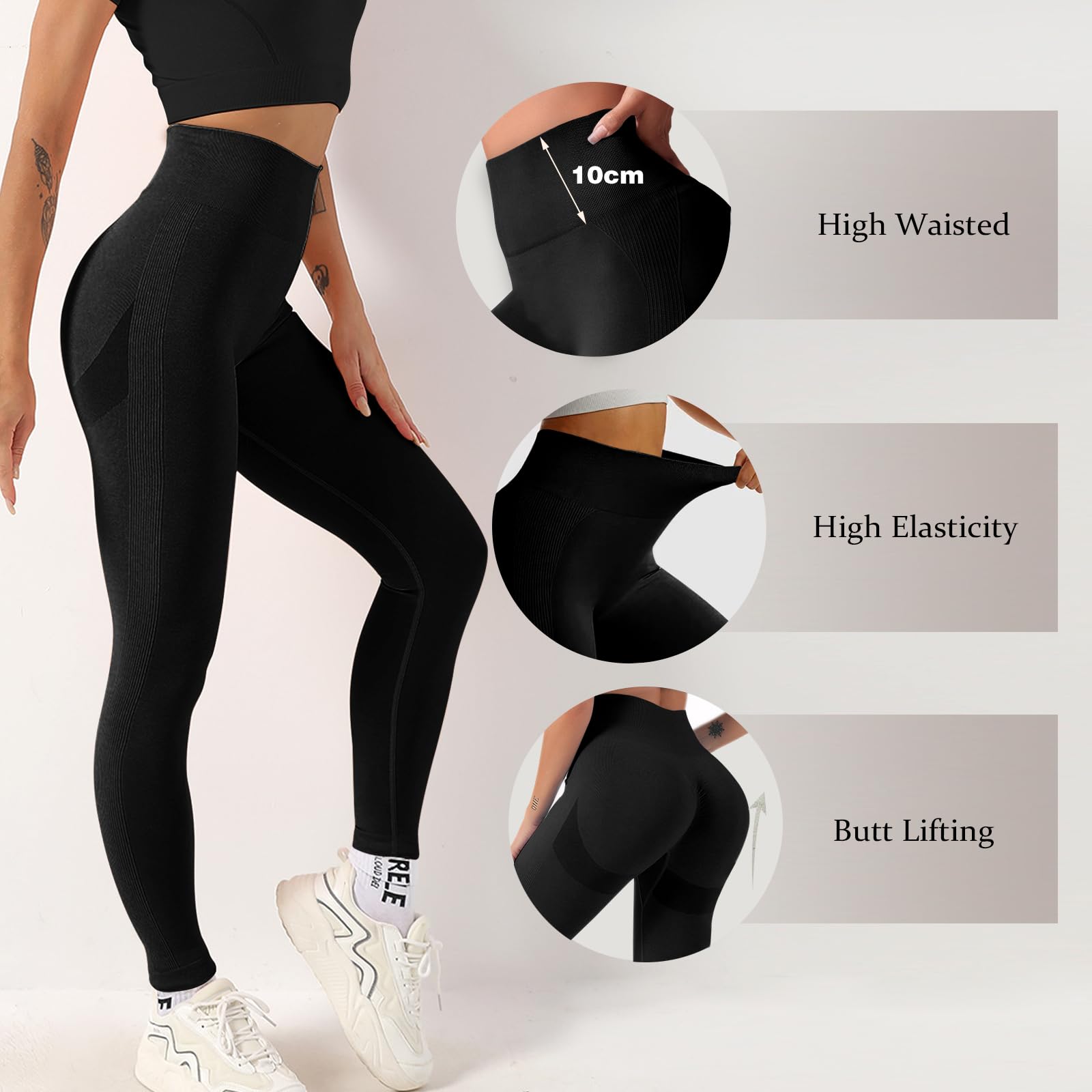 Damskie legginsy sportowe push up spodnie do jogi z wysokim stanem matowe antycellulitowe spodnie wyszczuplające odzież sportowa do fitnessu joggingu na siłownię