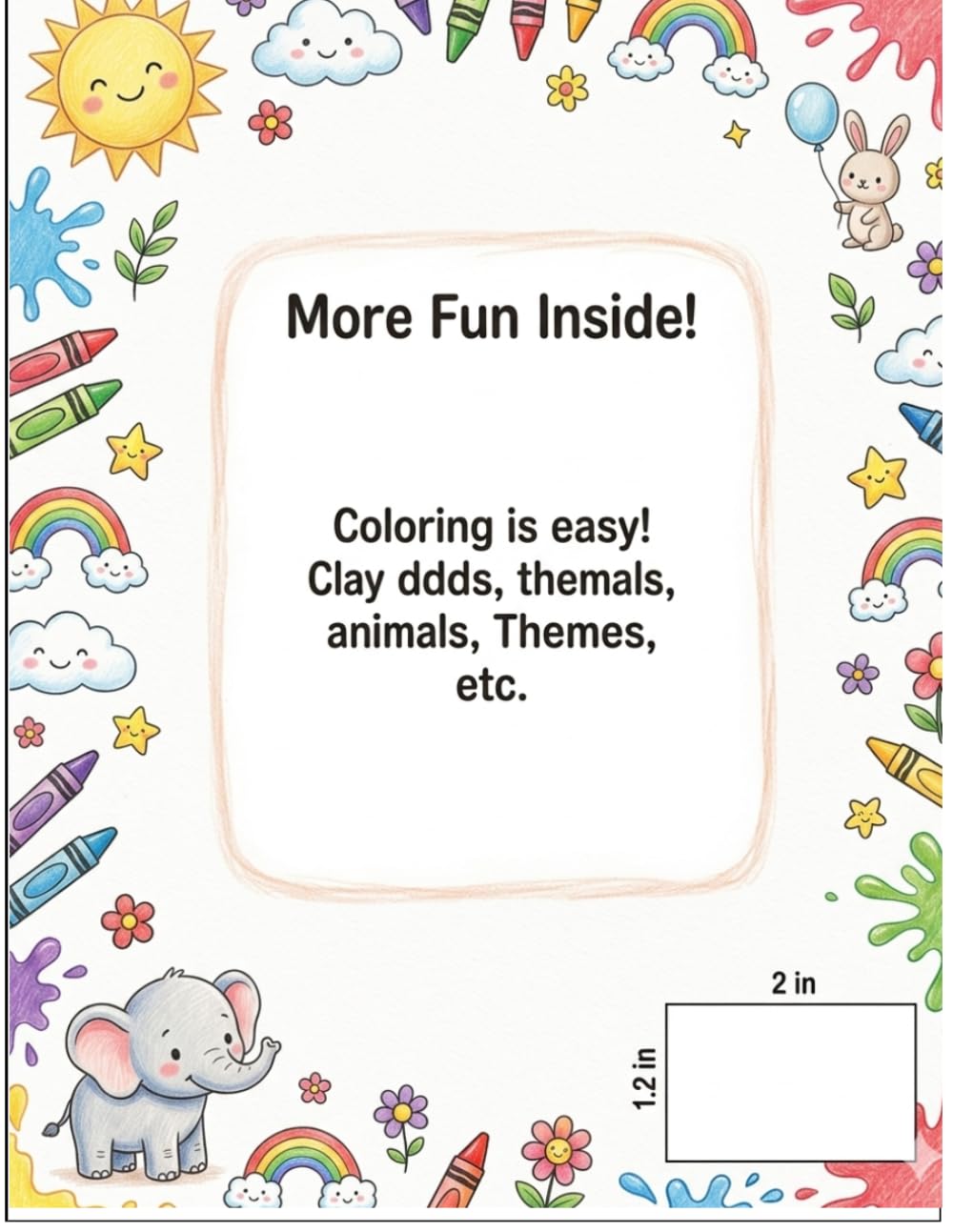 Fun & Easy Coloring Book for Kids Ages 4–8: Cute Animals, Dinosaurs, Unicorns, Vehicles & More | Simple Designs for Toddlers and Young Kids (Fun & Easy Coloring Series)