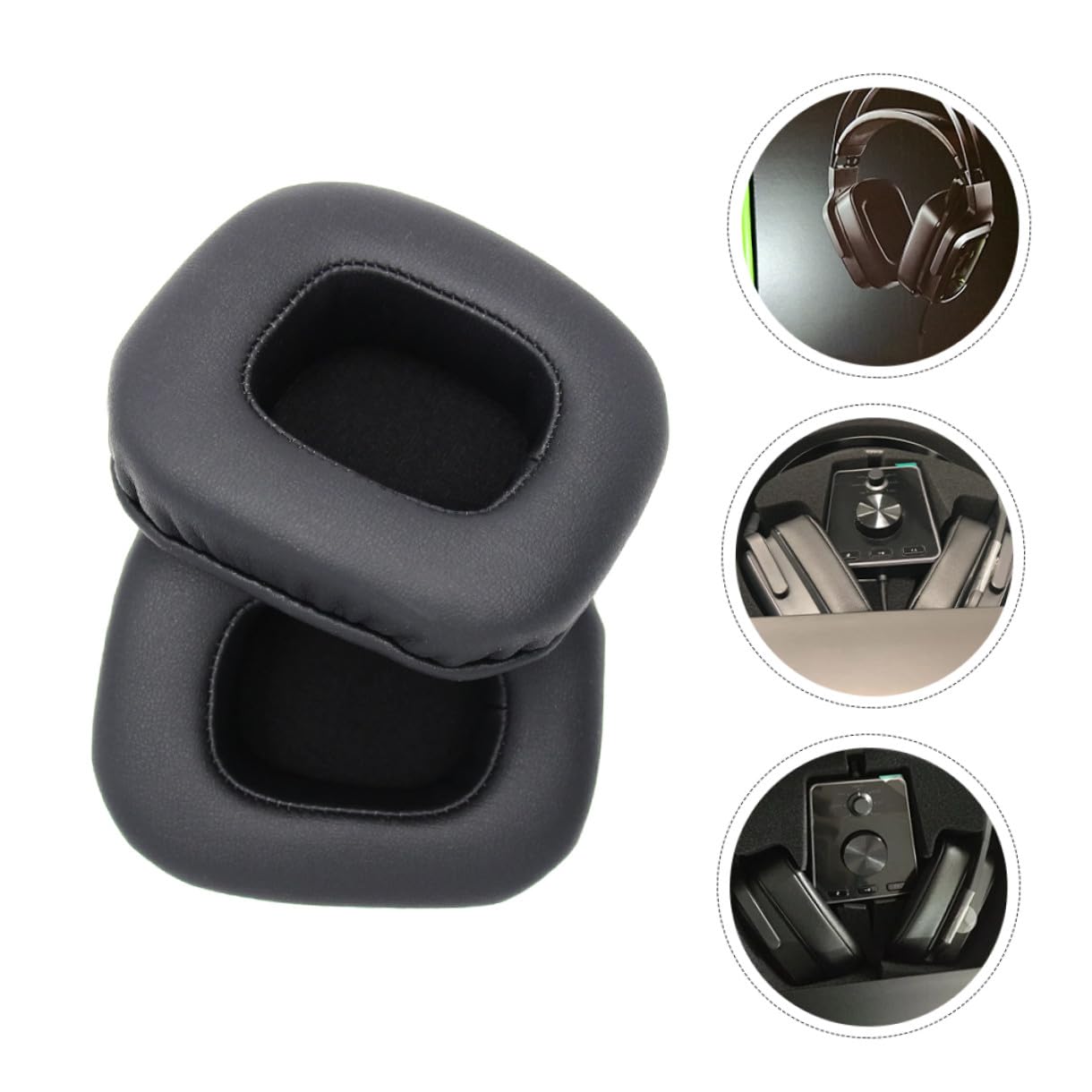 Gadpiparty 6 Piezas De Funda De Esponja para Auriculares Almohadillas De Repuesto para Auriculares Almohadillas De Repuesto para Auriculares Cubiertas para Auriculares Almohadillas para