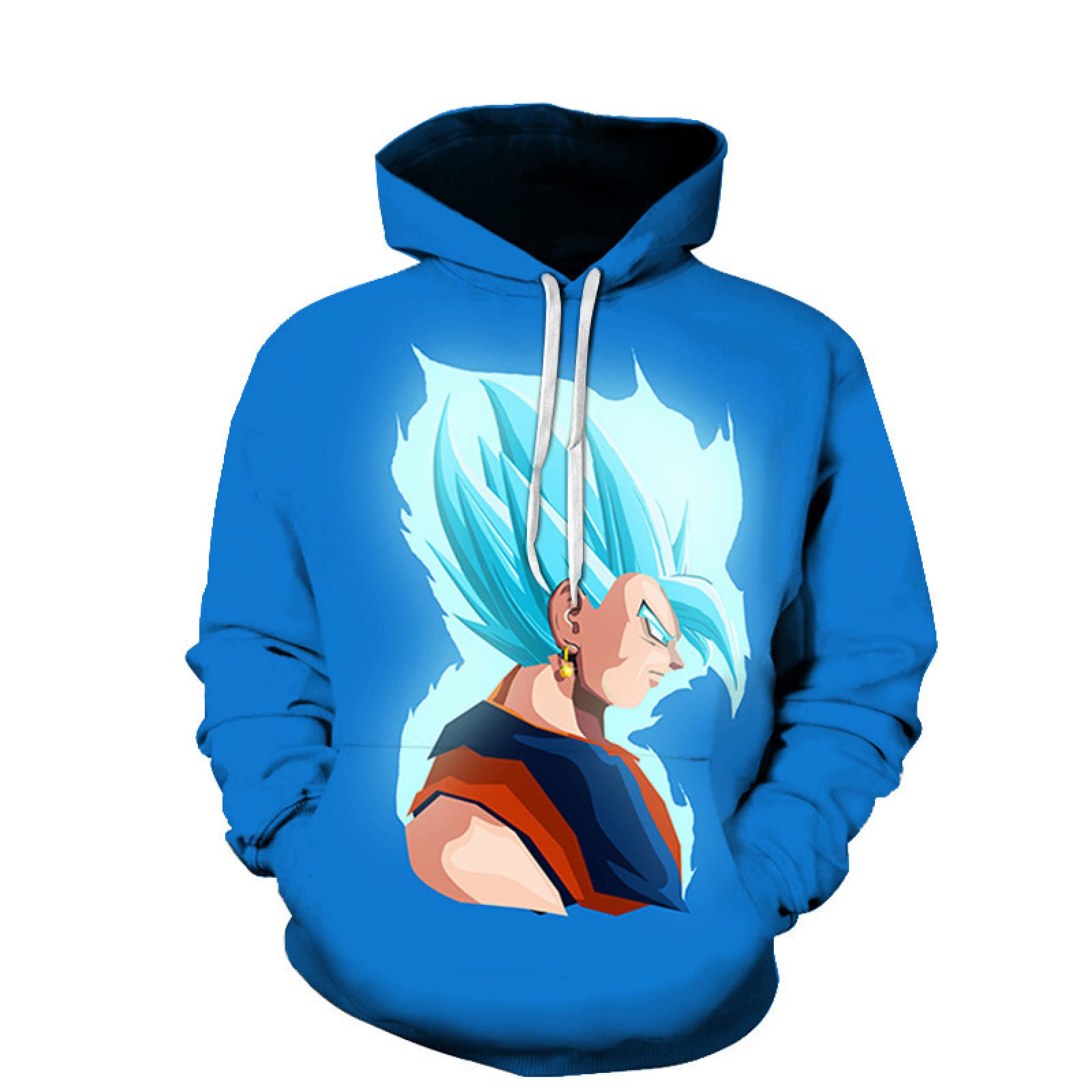 Men's 3D Realistic Digital Print Pullover Hoodie Hooded Sweatshirt