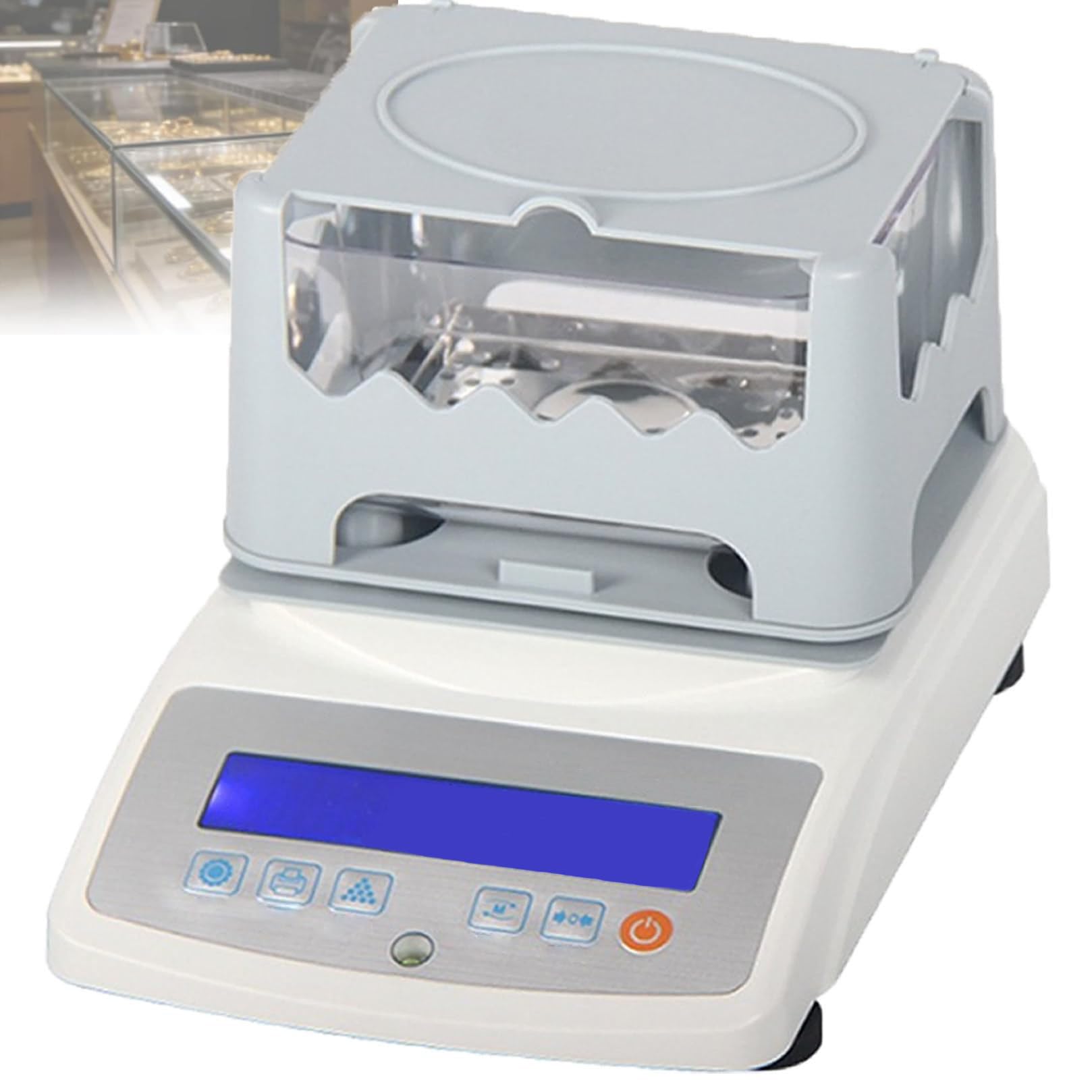 GmhXylophyte Commercial Gold Purity Content Detector, Small Footprint, With Shortcut Buttons For Zeroing, Confirmation, And Printing, Even Beginners Can Quickly Get Started 600A