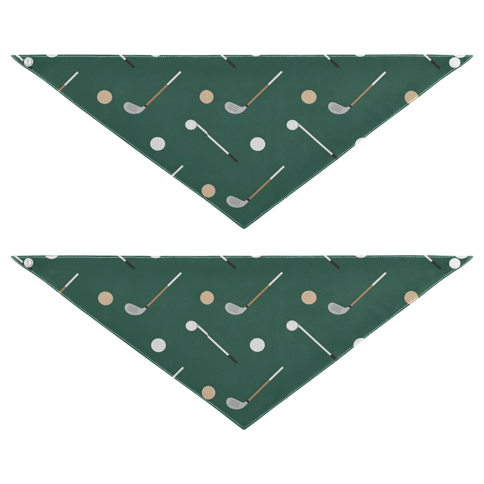 Bandanas pour animal à motif golf indispensables pour les vacances d'été