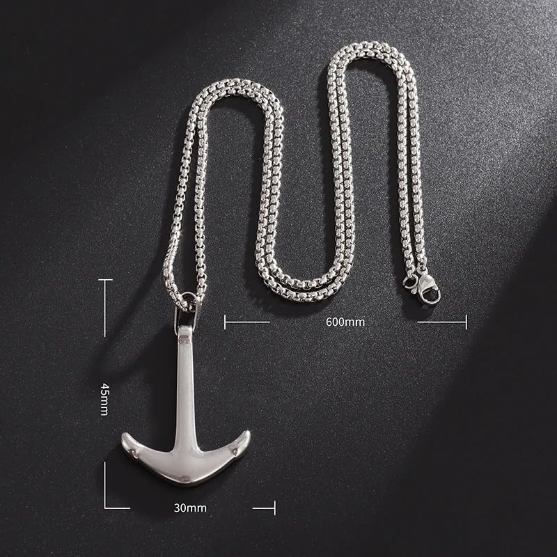 Pendentif Crâne Jack Sparrow Argent Anti-Ternissement Style Flibustier