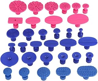 Abas de puxar amassados, 33 peças de abas de remoção de amassados de carroceria automotiva, ferramentas de reparo sem pintura para carros, caminhões, SUVs, carros, carros, carros, carrocerias, diferentes tamanhos