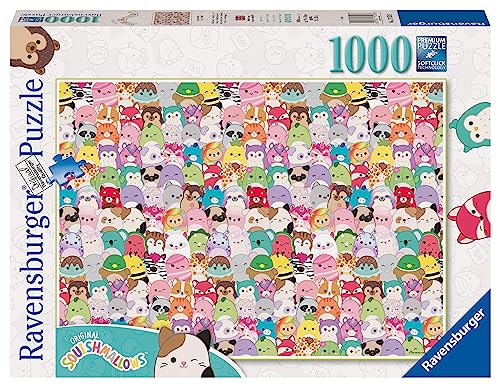 Ravensburger Squishmallow 1000 Piece Jigsaw Puzzle for Teenagers Kids and Adults Age 12 Years Up, Multi-colored, 1000 pieces