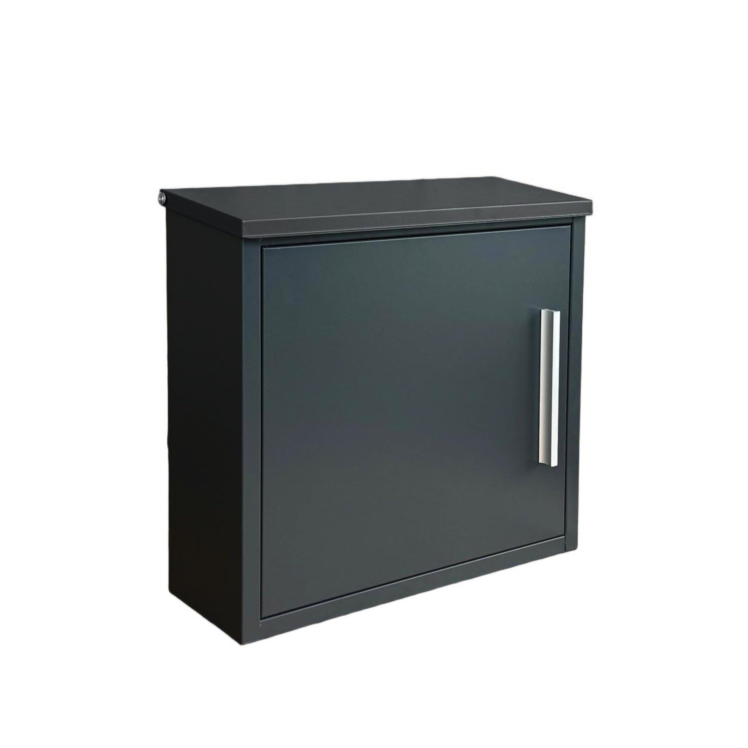Boîte aux lettres design moderne noir Relaxdays pour entrée de maison
