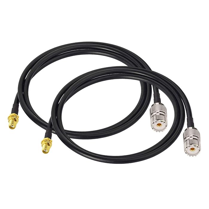 Buy Bingfu Ham Radio Antenna Adapter SMA Female to UHF SO239 Female