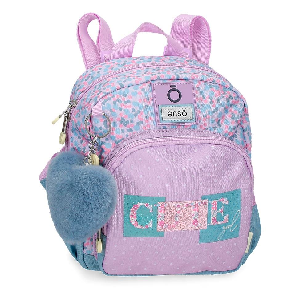 Enso Cute girl Small backpack Purple 19x23x8 cm Polyester 3,5L