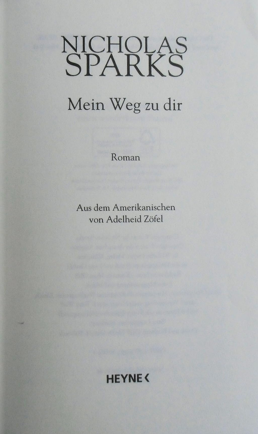 Mein Weg zu dir: Roman