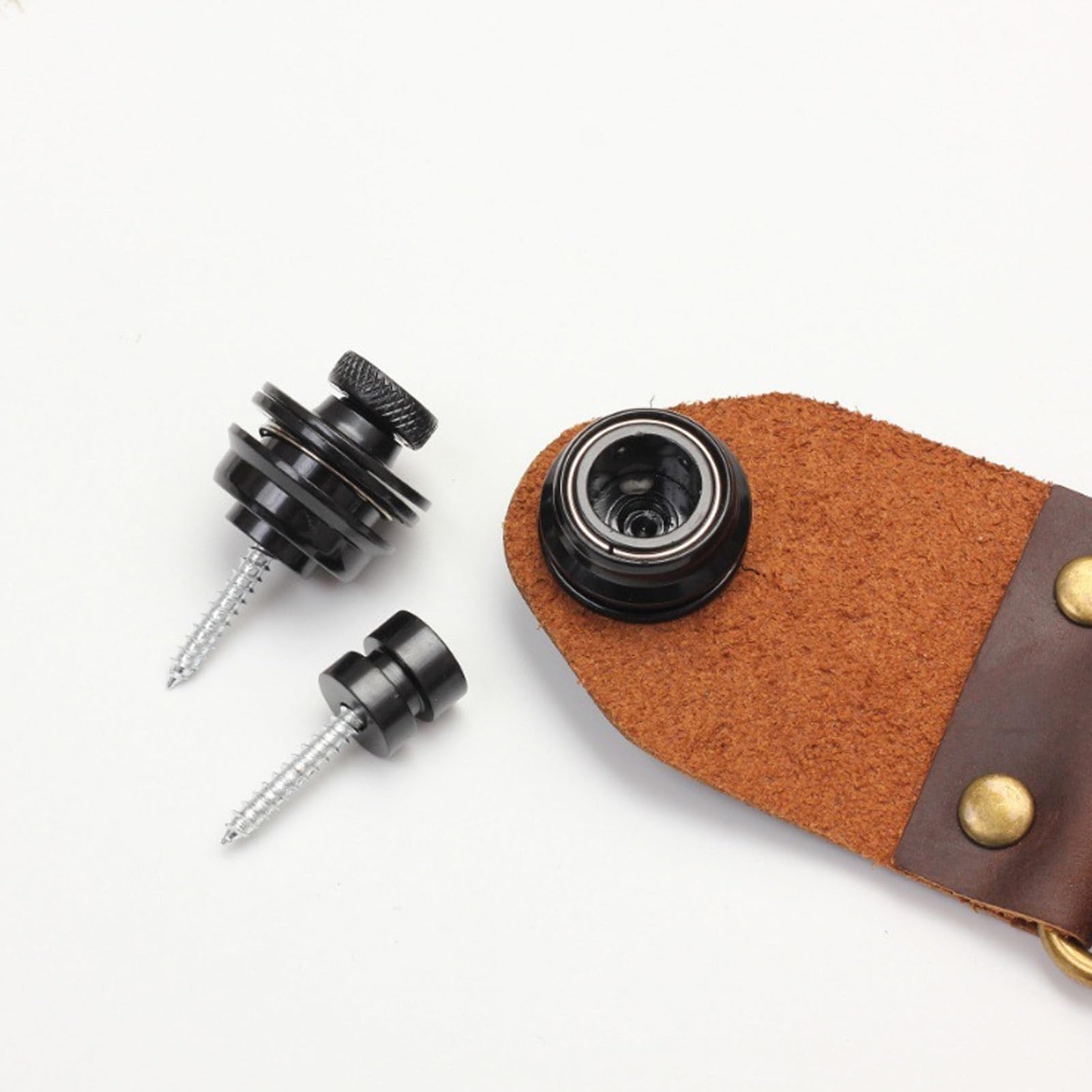 Pulsanti Per Cinturino Chitarra 2 Pezzi - Sistema Antiscivolo Per Chitarre Elettriche, Acustiche E Bassi - Foto 10